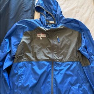 Men's LA Dodgers Columbia Windbreaker Jacket
